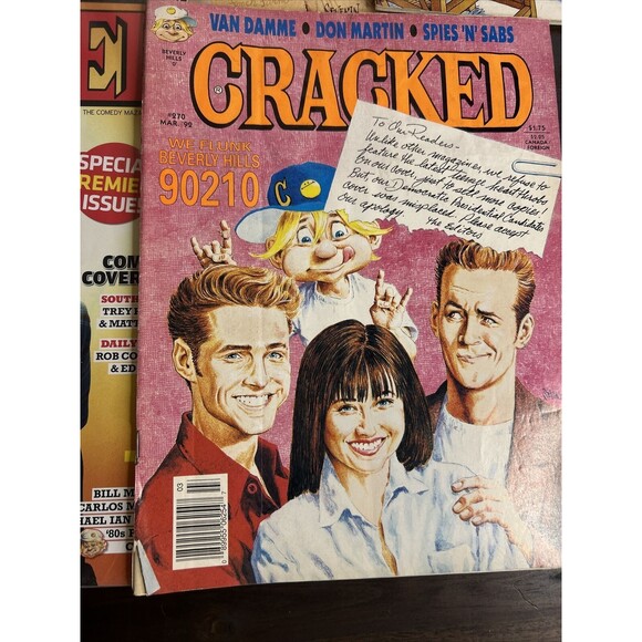 CRACKED Magazine 1980’s Lot of 6 Vintage - Star Trek - Terminator - Tom Cruise - Picture 3 of 7